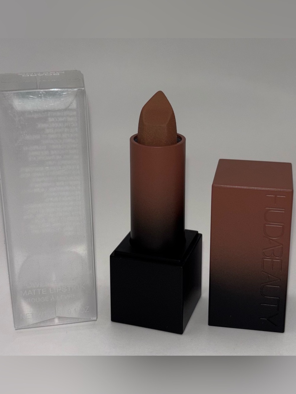 HUDA BEAUTY Power Bullet Matte Lipstick Board Meeting NIB Discontinued